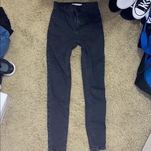 TOPSHOP grey jean W26L32
